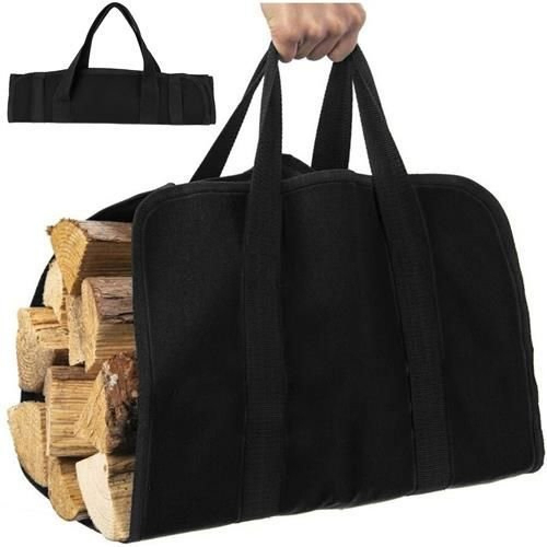 Markenlos Kaminholztasche Tragetasche Kaminholz Einkaufskorb