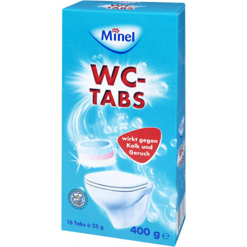 Minel WC-Tabs WC-Reiniger 1 Packung = 16 Tabs  25 g 400g