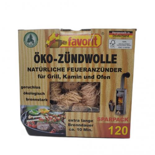 favorit Favorit ko-Zndwolle Feueranznder Anzndhilfen 120 Stck