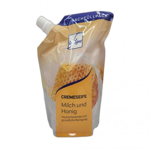 LaLigne Cremeseife Milch + Honig 500ml Nachf�llbeutel