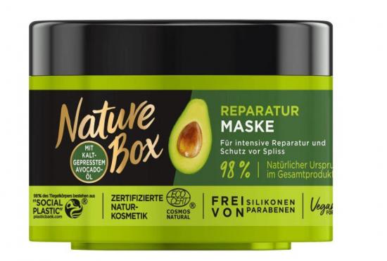 Nature Box Haar Reparatur Maske Kur mit Avocado l 200ml