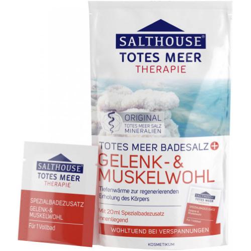 Salthouse Totes Meer Therapie Badesalz Gelenk & Muskelwohl 400g