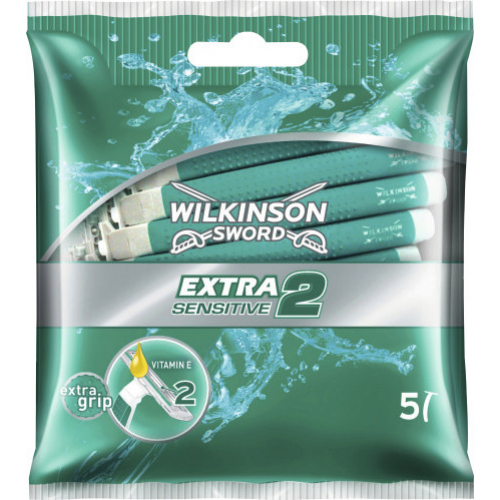 Wilkinson Extra 2 Sensitive Einwegrasierer Fertigrasierer 5 Stck
