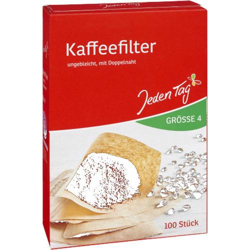 Jeden Tag JedenTag Kaffeefilter Gr��e 4