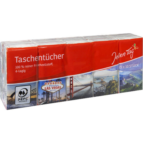 Jeden Tag JedenTag Taschentcher 15x10er
