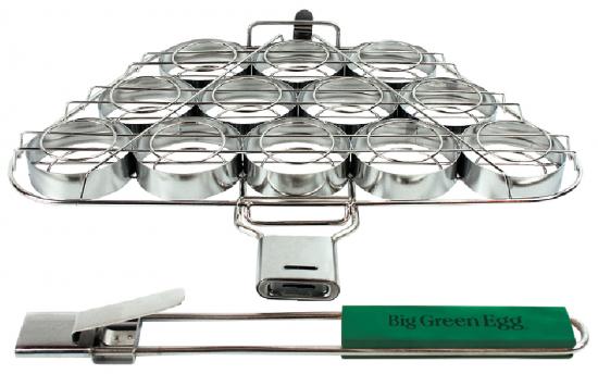 Big Green Egg Mini-Burger Korb aus Edelstahl