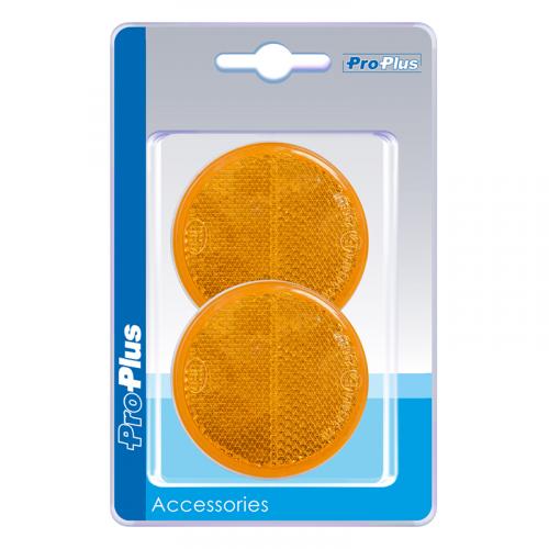 ProPlus Reflektor orange 60mm selbstklebend 2 Stck im Blister
