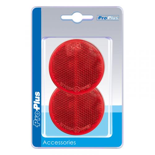 ProPlus Reflektor Rckstrahler Rot 60mm Selbstklebend 2 Stck