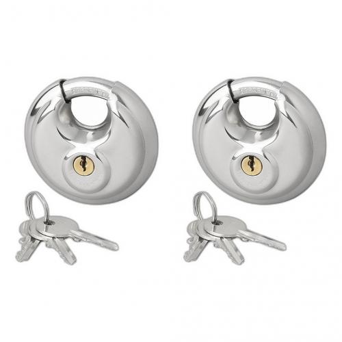 ProPlus Rundbgel-Vorhangschloss 70mm 2 Stck gleichschlieend im Blister