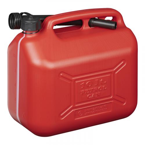 Markenlos Benzinkanister 10L Kunststoff rot 
