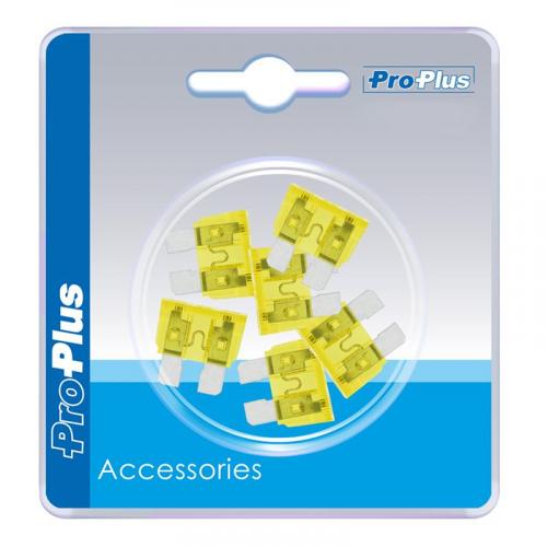 ProPlus Flachsicherungen Standard 20A gelb 6 Stck im Blister
