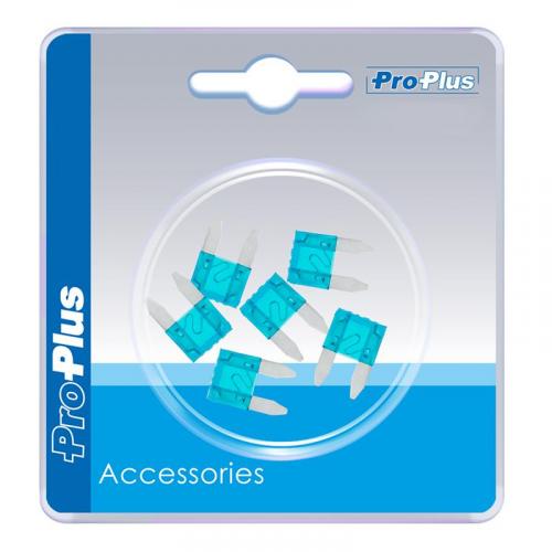 ProPlus Flachsicherungen Mini 15A blau 6 Stck im Blister