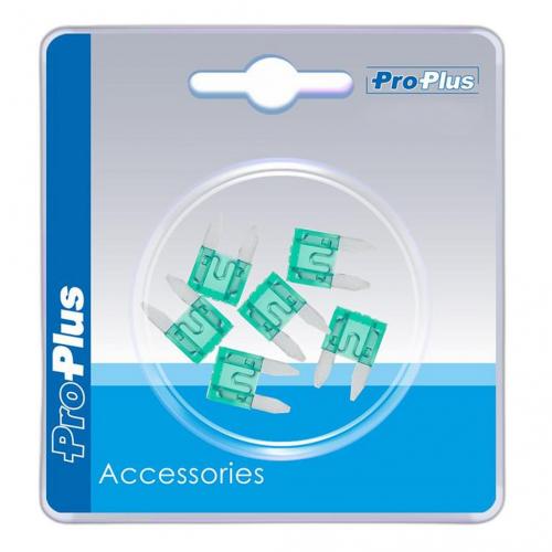 ProPlus Flachsicherungen Mini 30A grn 6 Stck im Blister