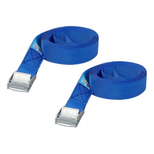 ProPlus Spanngurt blau mit Schnellverschluss 2x2,5 Meter
