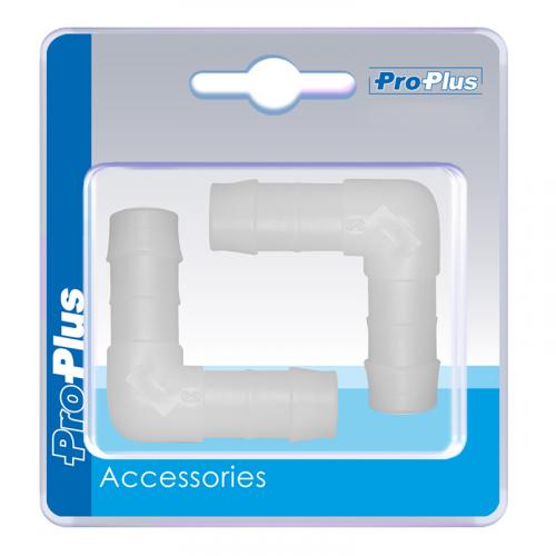 ProPlus Schlauchverbinder gewinkelt 12mm 2 Stck im Blister
