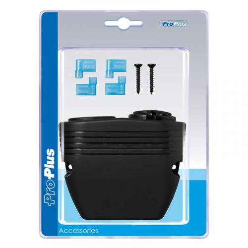 ProPlus Aufbau Kit: Voltmeter 6-30V + USB Doppel-steckdose 2x2100mA im Blister