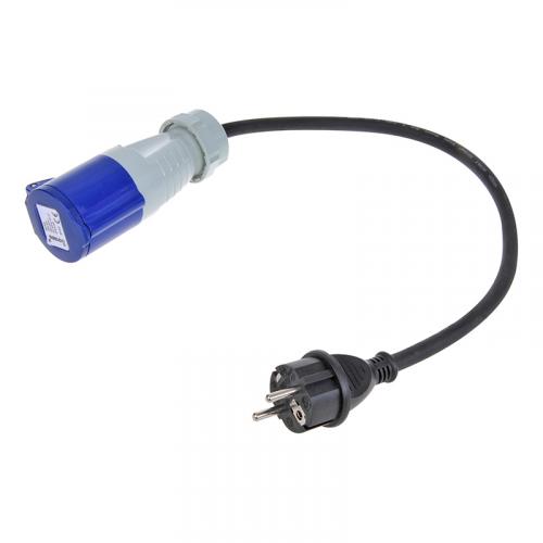 ProPlus Adapterkabel 40cm von Schuko Stecker nach CEE