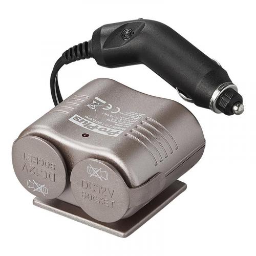 ProPlus Zweifachsteckdose 12V inkl. Halterung
