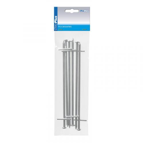 ProPlus Felsbodenhering 23cm Metal mit geschweite Querstift 6 Stck im Polybeutel