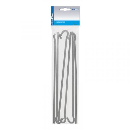 ProPlus Felsbodenhering 30cm Metal Viereck 6 Stck im Polybeutel