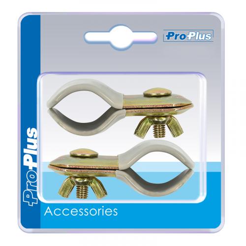 ProPlus Zeltrohrschelle 25-28mm Beschichtung 2 Stck im Blister
