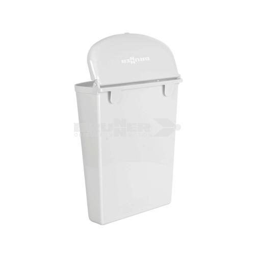 Brunner Abfallbehlter mit Deckel Pillar Grau Mlleimer Campingzubehr