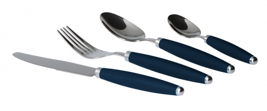 Gimex Besteckset Edelstahl, navy