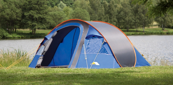 Dwt-Zelte GmbH Camptropia Pop-Up-Zelt FLEXI Blau Campingzelt 