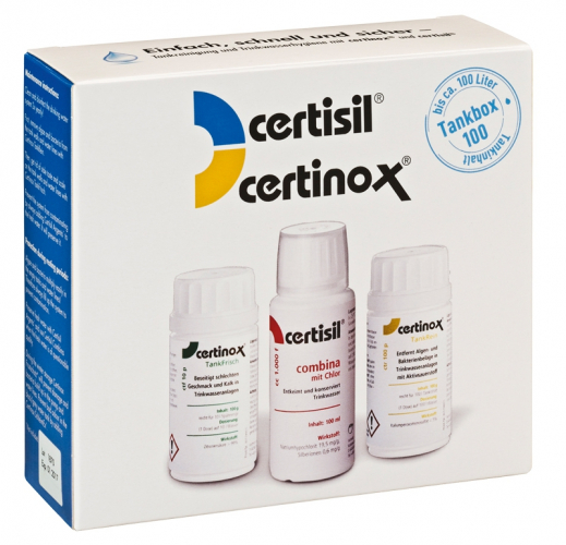 certinox Certisil Certibox Wasserreinigung Pflegeset Tankpflege 100 Set