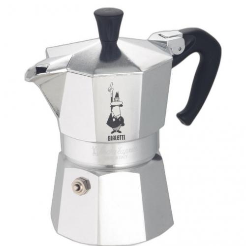 Bialetti Moka Express Espressokocher fr 6 Tassen Farbe Silber