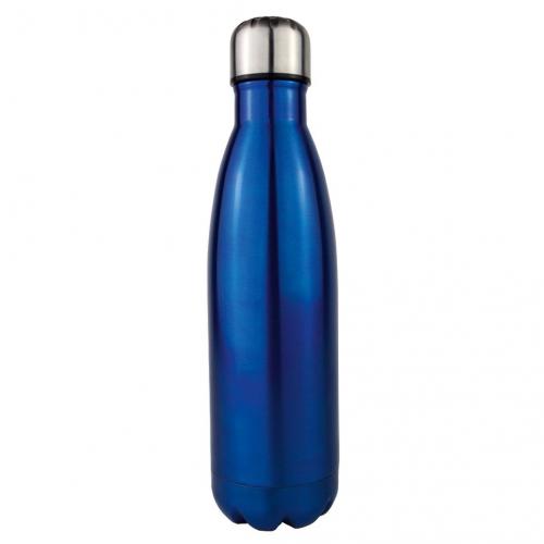 Gimex Thermoflasche blau-metallic