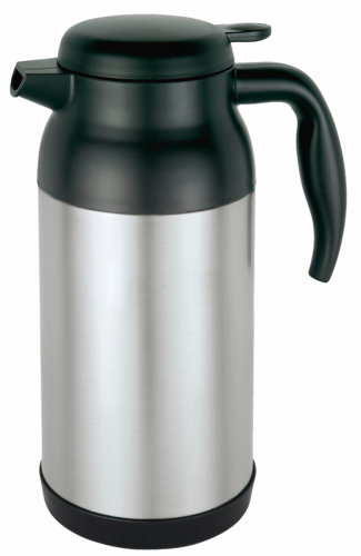 Markenlos Thermoedelstahlkanne mit Teesieb  (A)