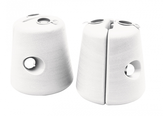 Brunner Pavillon Stnder Base Farbe: Wei 2 Stck 