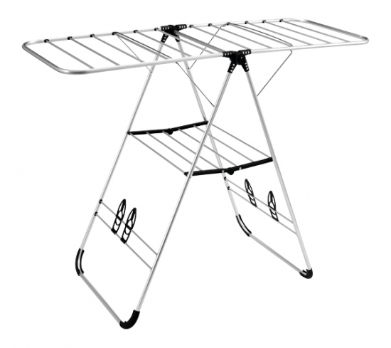 Eurotrail Wschetrockner Laundry Rack Trockengestell Faltbar Verstellbar Freistehend