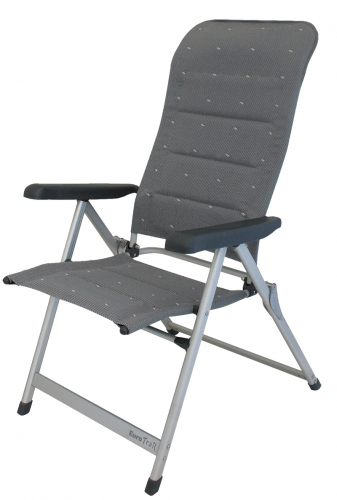 Eurotrail Sessel TRONDHEIM grau Polsterung Sitzkomfort Belastbar Bequem 