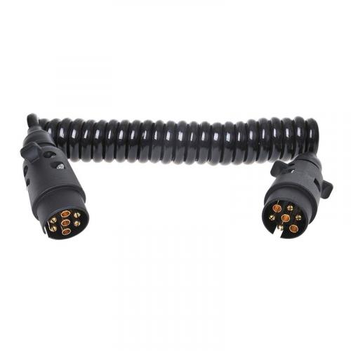 ProPlus Spiralkabel 3M mit 2x Stecker 7-polig PVC