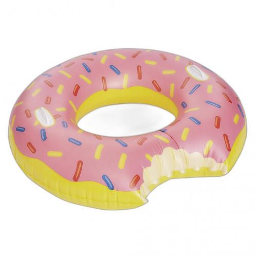 Happy people Schwimmring Donut XXL mit Handgriff, bunt