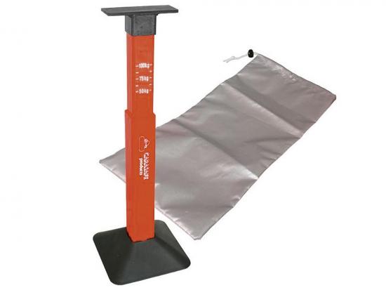 Carasafe Deichselwaage mit Fu und Adapterstck