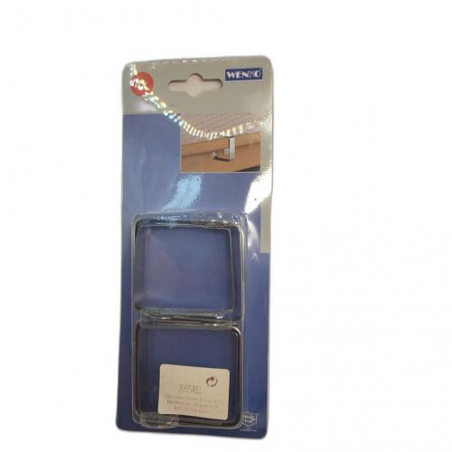 Wenko Tischtuchklemmen Edelstahl 4er Set