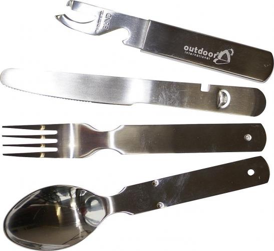 Heusser Feldbesteck Edelstahl 4-tlg.