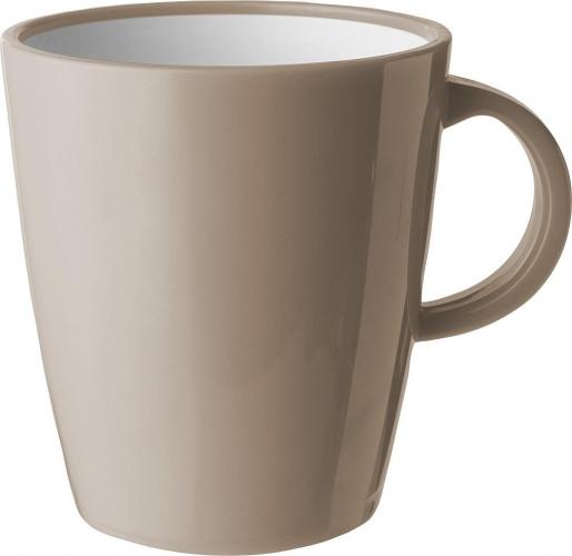Brunner Kaffeetasse ABS Apollo Henkelbecher Bruchfest Campinggeschirr creme/beige