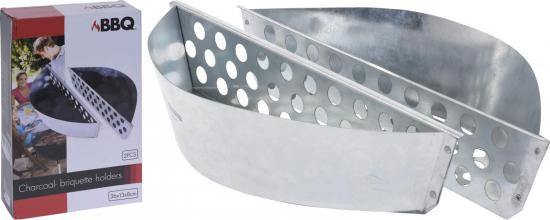 Markenlos Holzkohlebrikett-Halter 2er-Set Grill Zubeh�r BBQ Outdoor Camping