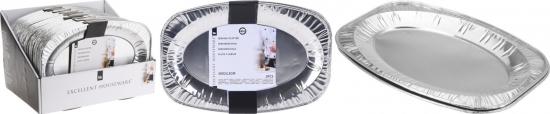 Excellent Houseware BBQ Servierplatte Serviergeschirr Grillzubehr 2 Stck 35x23,5cm
