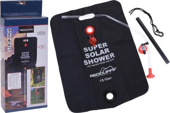 Redcliffs Campingdusche 15 Liter schwarz