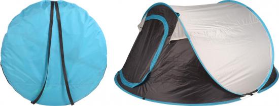 Redcliffs Camp Life Campingzelt Pop-Up Zelt 3 Personen Zelt 240x210x105cm