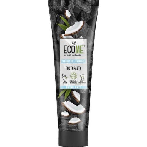 Ecome Zahnpasta Aktivkohle Kokosl Zahncreme 75ml