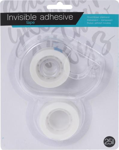 Ultra Clean  Klebebandabroller 2 Rollen Klebeband 18mm 25m lang