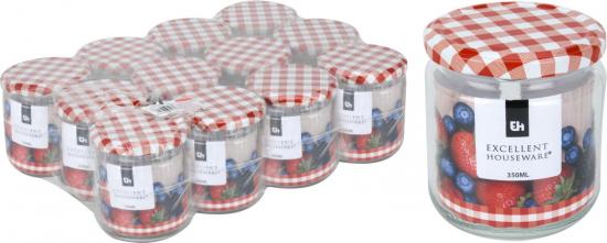 Haushaltswaren-guru Einweckglas Vorratsglas Sturzglas 8x9 cm 12 St�ck