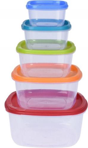 Excellent Houseware Vorratsdosen 5er Set Aufbewahrungsbox mit Deckel