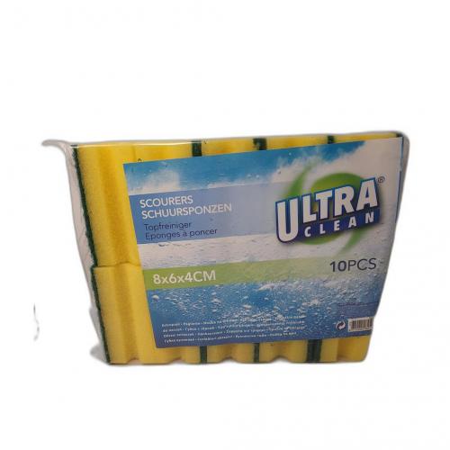 Ultra Clean  Topfschwamm Scheuerschwamm Sp�lschwamm 10 St�ck